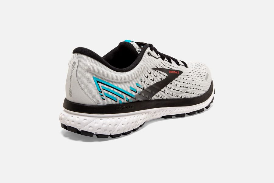 Brooks Ghost 13 Road Running Shoes Mens - Grey/Black - KEGTR-0426